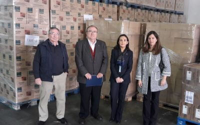 La subdelegada del Gobierno visita las instalaciones del Banco de Alimentos de Huelva