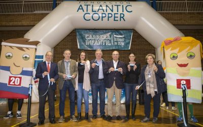 Más de 1.100 kilos de alimentos recaudados por la 6ª Carrera Infantil ‘Kilos x Km’ de la Fundación Atlantic Copper