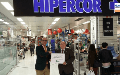 El Corte Inglés de Huelva hace entrega al Banco de Alimentos de 4.453 kilos